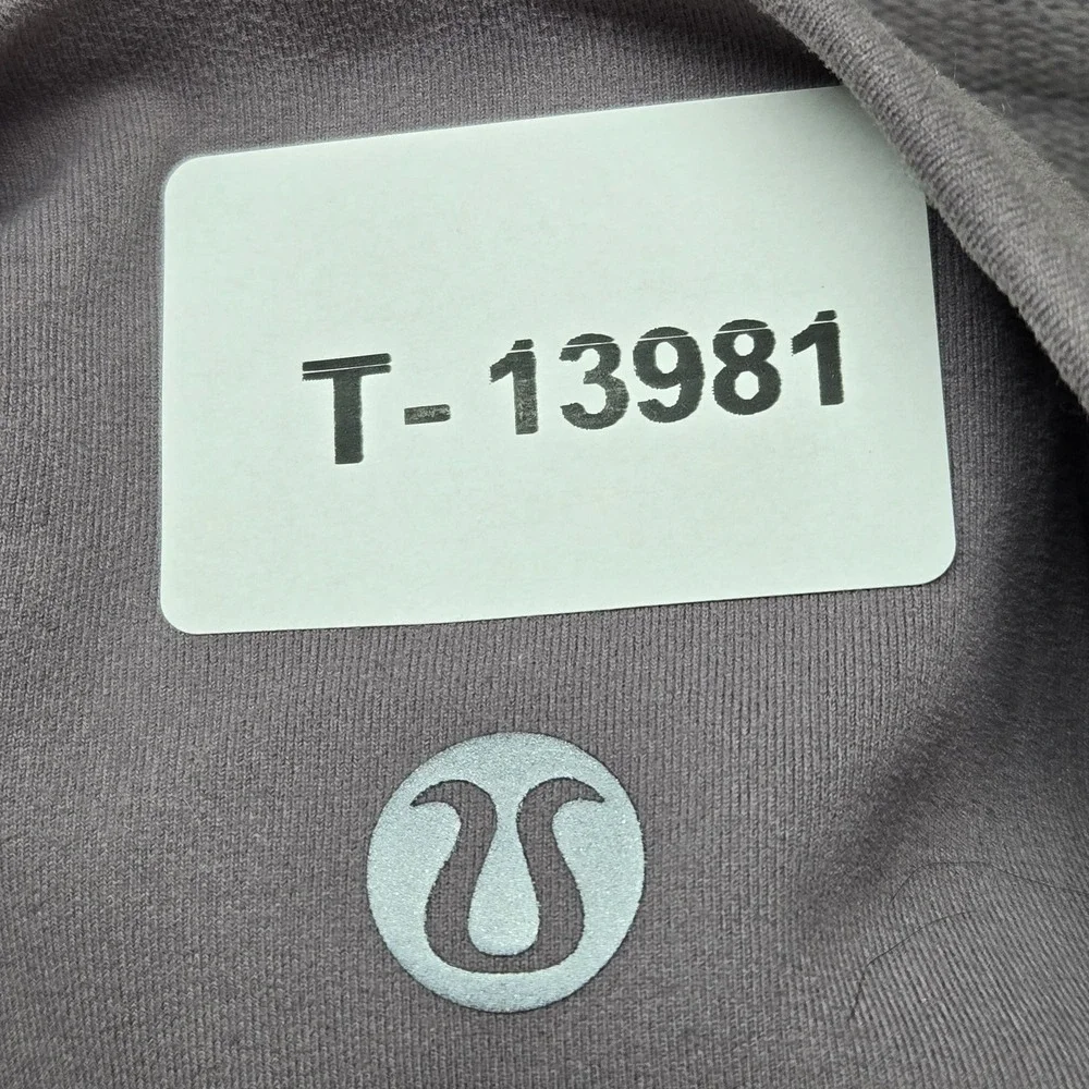 Lululemon Women Bra 6 Lavender Align Tank Gray Bralette Wireless Spaghetti